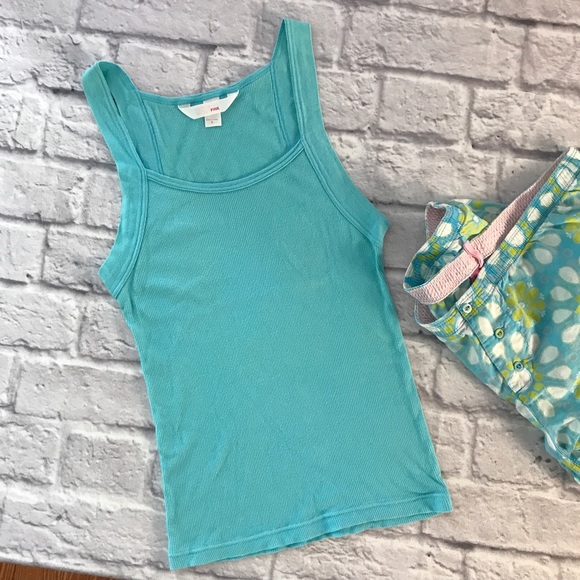 Vintage PINK Y2K wide strap cotton‎ tank $13 if bundled - Picture 5 of 5